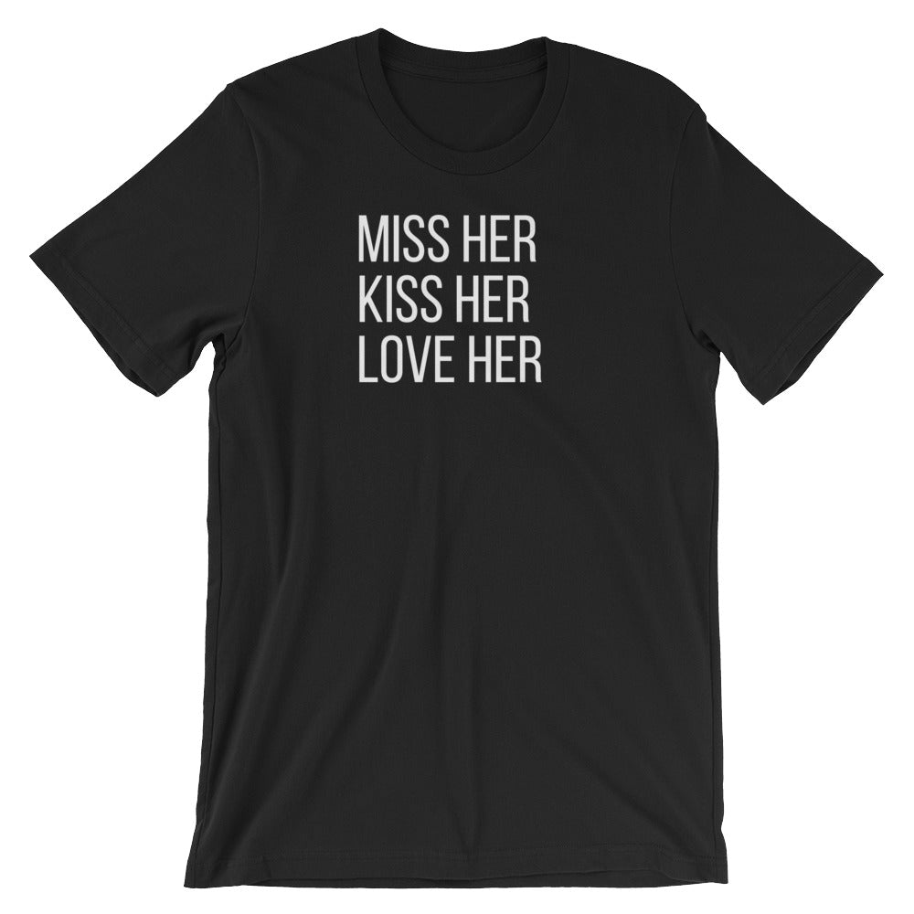 Poison: Miss Her Kiss Her Lover Her Tee - Indie Band Coach