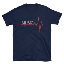 Load image into Gallery viewer, Music Is Life - Inspirational T-Shirt - Indie Band Coach
