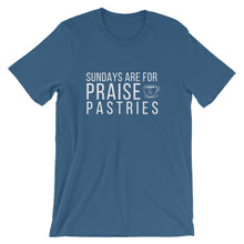 Load image into Gallery viewer, Sundays Are For Praise &amp; Pastries Tee - Indie Band Coach