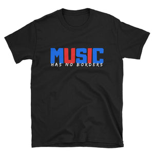 Music Has No Borders - Inspirational T-Shirt - Indie Band Coach