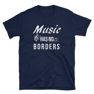 Music Has No Borders - Graphic Tee Design - Indie Band Coach