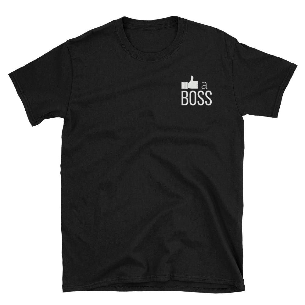 Like A Boss (Chest Logo) Gildan Tee - Indie Band Coach