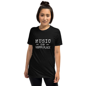 MUSIC IS MY HAPPY PLACE Indie Tee