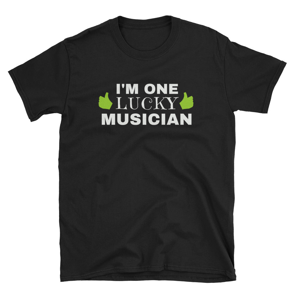 I'm One Lucky Musician St. Patrick's Day T-Shirt - Indie Band Coach