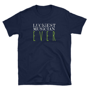 Luckiest Musician Ever St Patrick's Day T-Shirt - Indie Band Coach